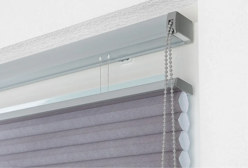 Dubbele plisségordijnen