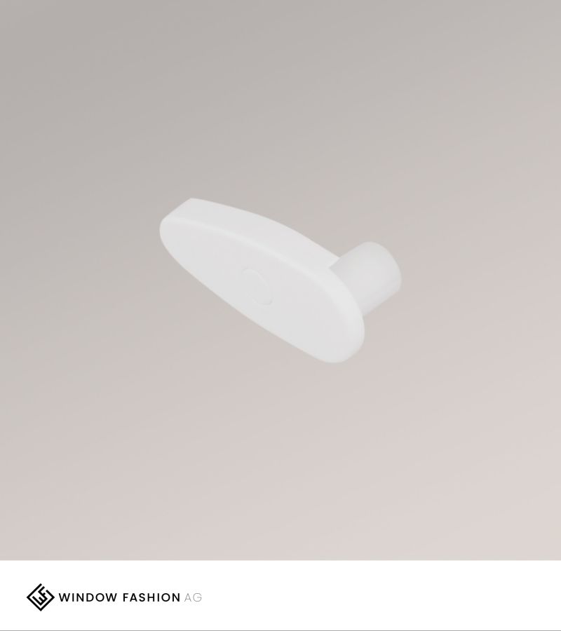 Doppelrollo Endkappe für Abschlussprofil Design