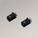 schwarz Vorschau SET - Klemmträger Decomatic mit Clip #1W schwarz