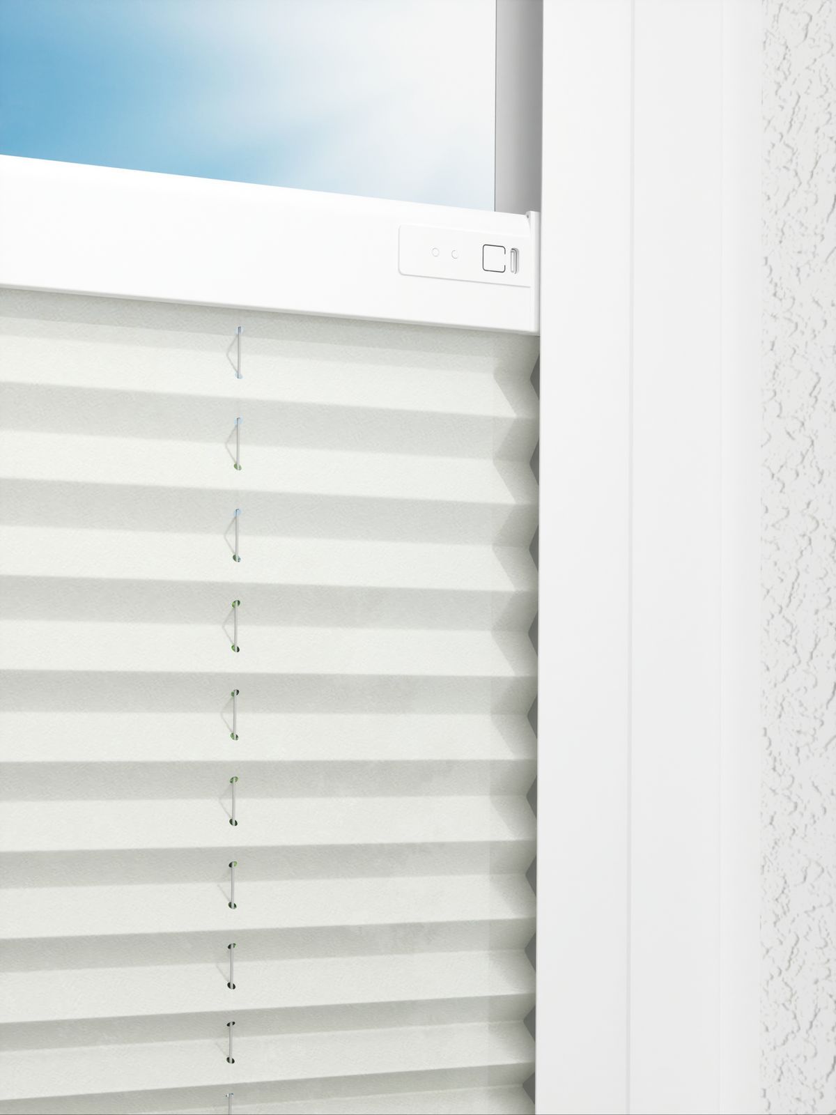 Detailansicht LYSEL HOME Plisségordijn 206A Aralia