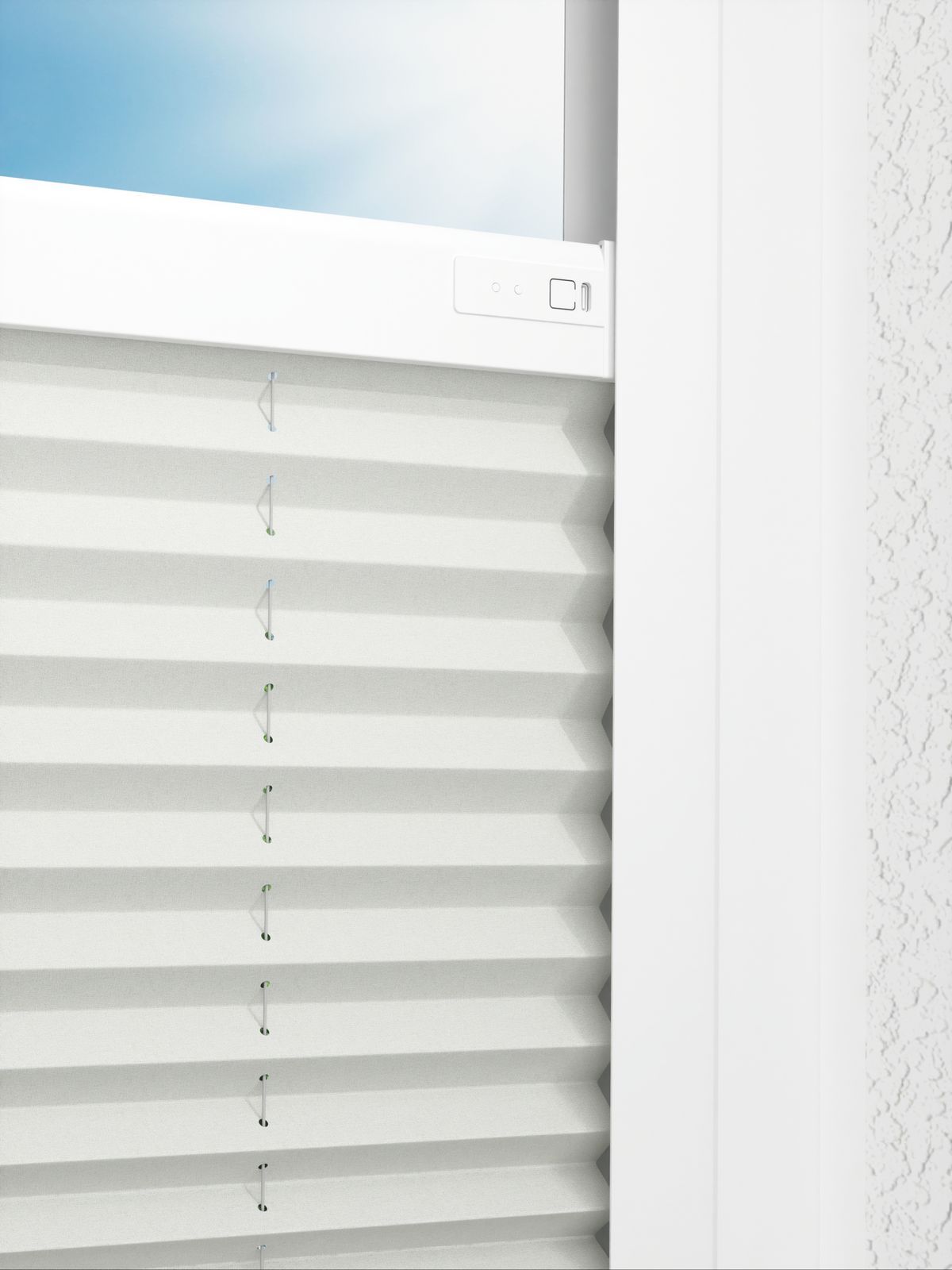 Detailansicht LYSEL HOME Plisségordijn 201A Aralia BO