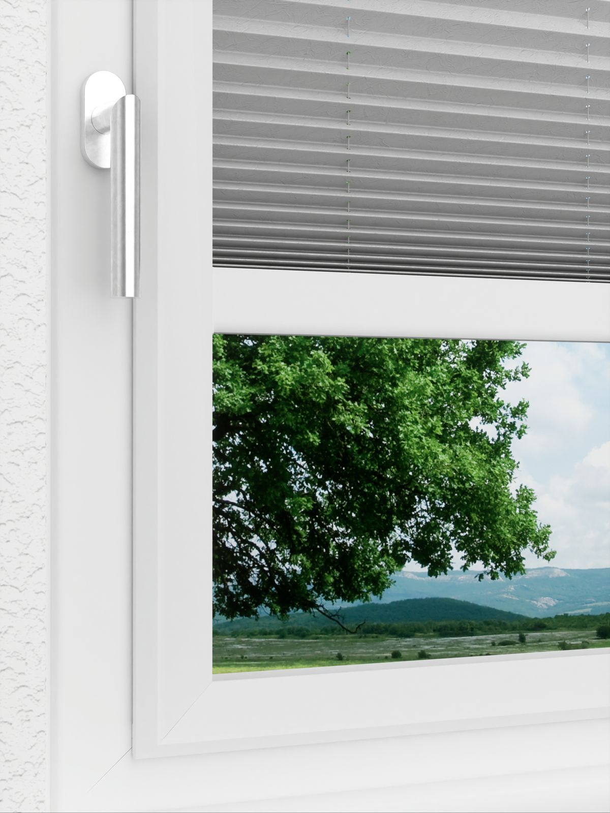 Detailansicht LYSEL HOME plissé 239A Abelia Parel