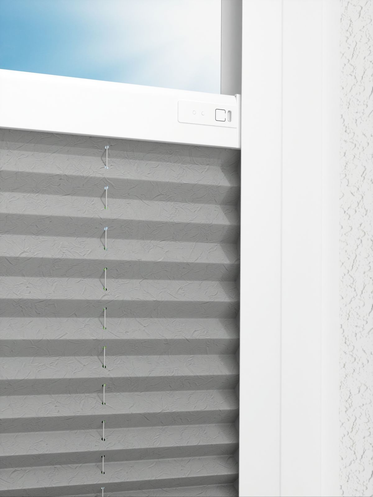 Detailansicht LYSEL HOME plissé 136A Abelia Parel