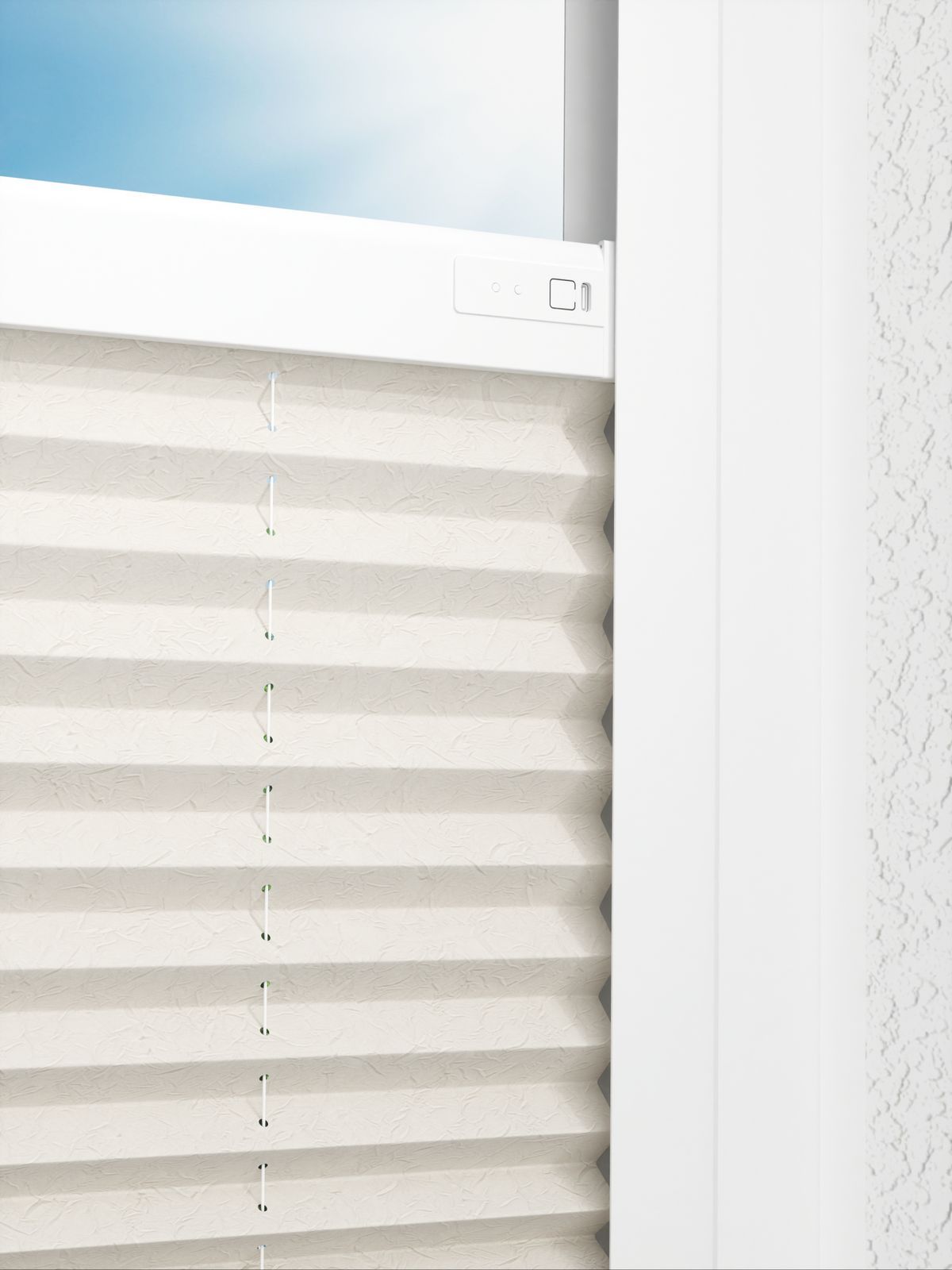 Detailansicht LYSEL HOME plissé 141A Abelia Parel