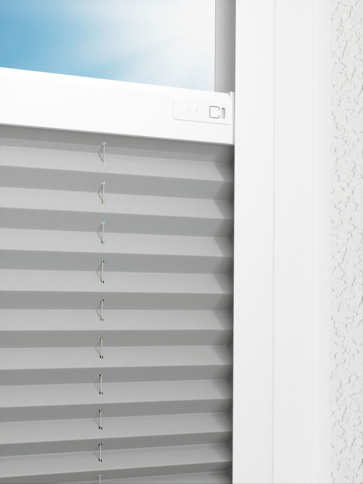 Detailansicht LYSEL HOME plissé 214A Inula Parel