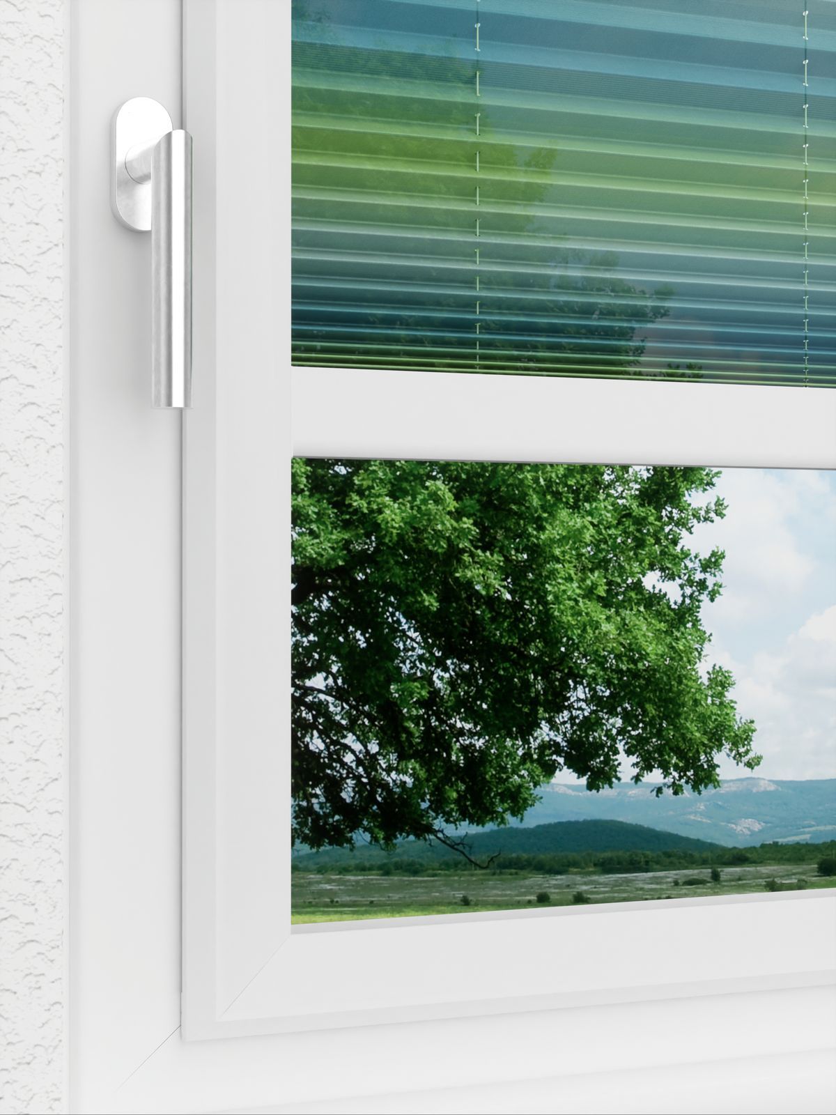 Detailansicht LYSEL HOME Plissee 338A Light Wave