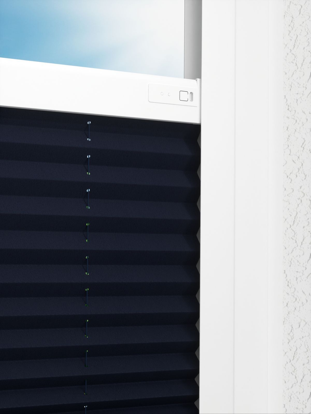 Detailansicht LYSEL HOME Plissee 403A Midnight Brillia
