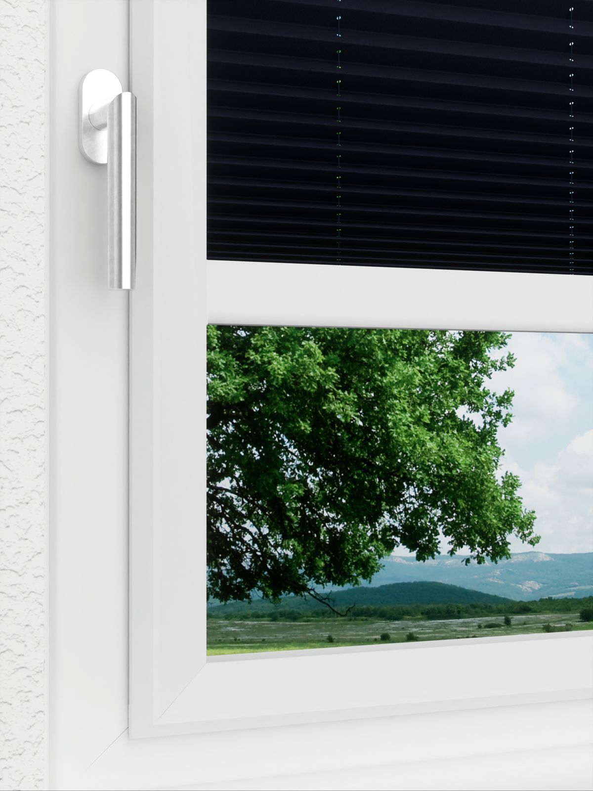 Detailansicht LYSEL HOME Plissee 403A Midnight Brillia