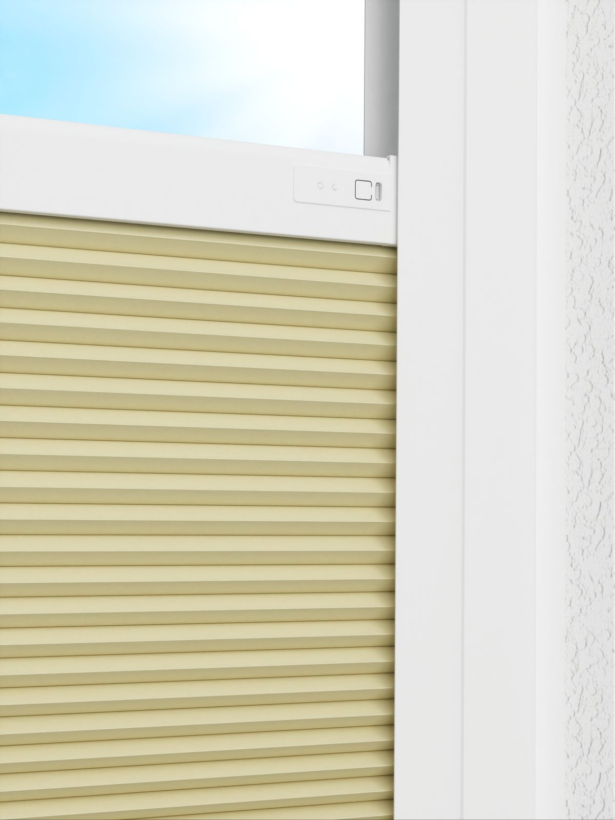 Detailansicht LYSEL HOME Dubbele Plissé 025A Nana BO