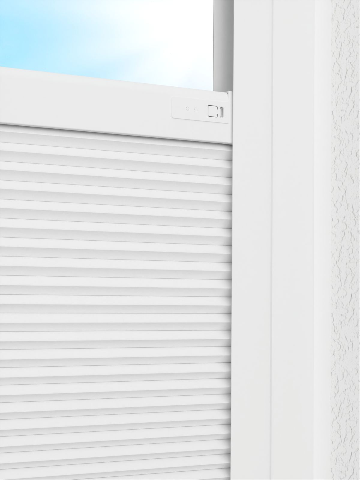 Detailansicht LYSEL HOME Dubbele Plissé 004A Alba LI