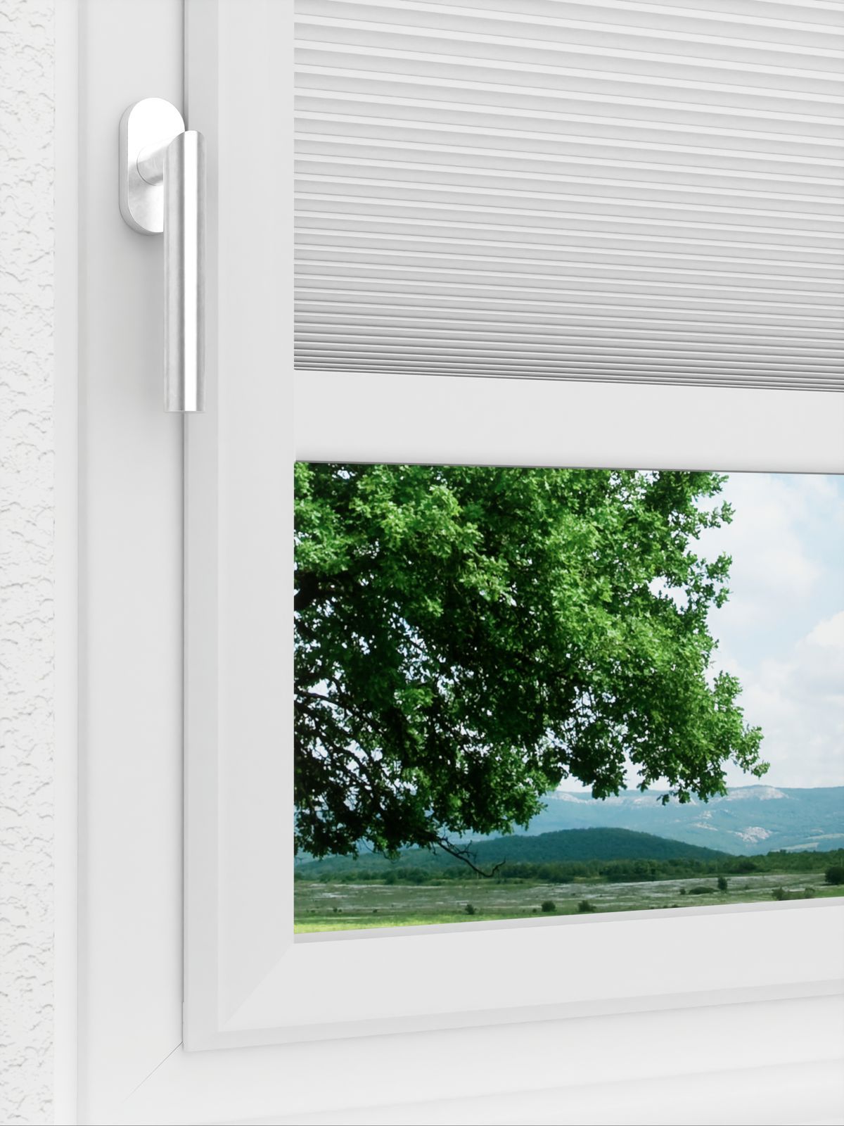 Detailansicht LYSEL HOME Dubbele Plissé 004A Alba LI