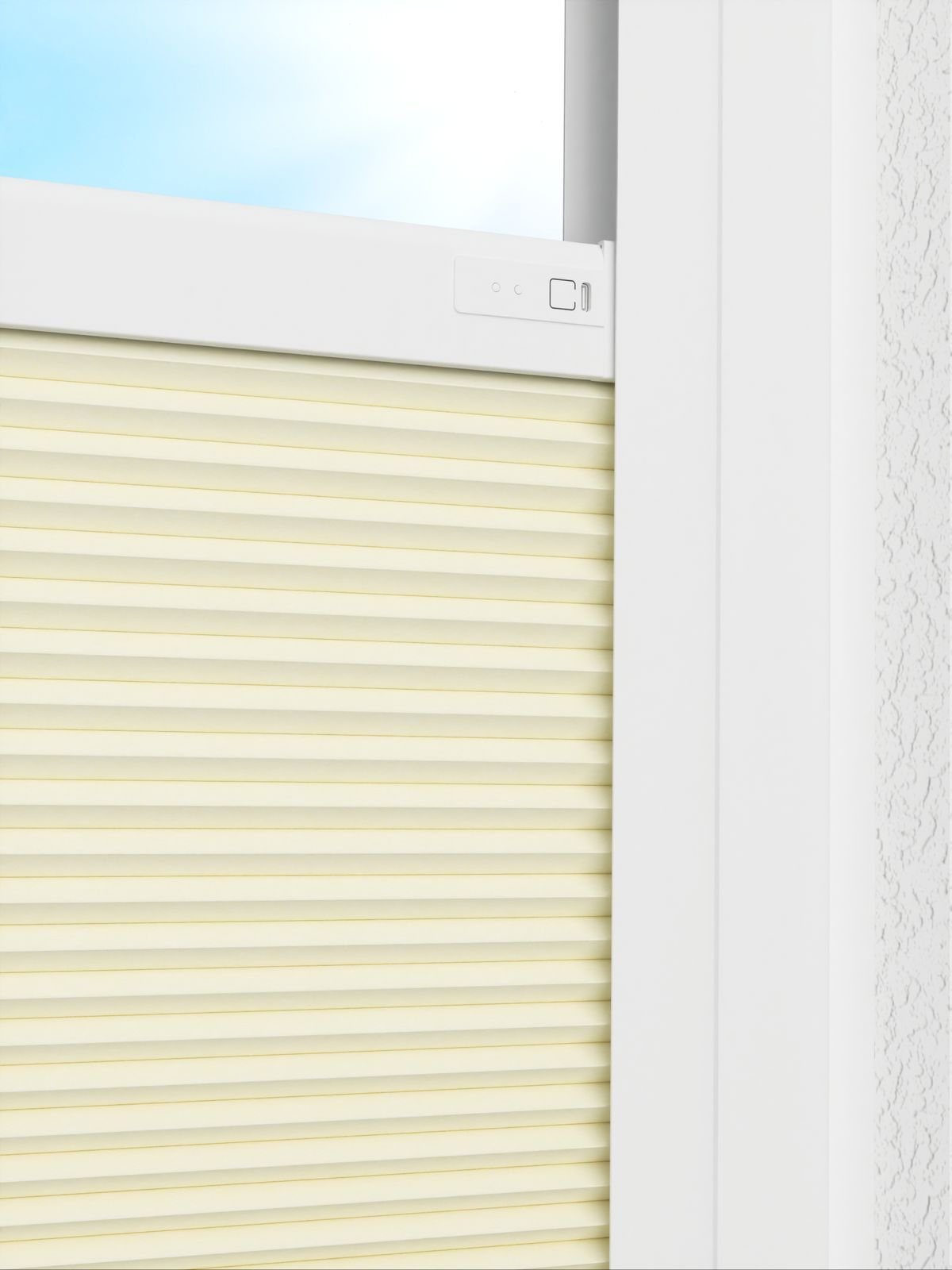 Detailansicht LYSEL HOME Dubbele Plissé 014A Alba LI