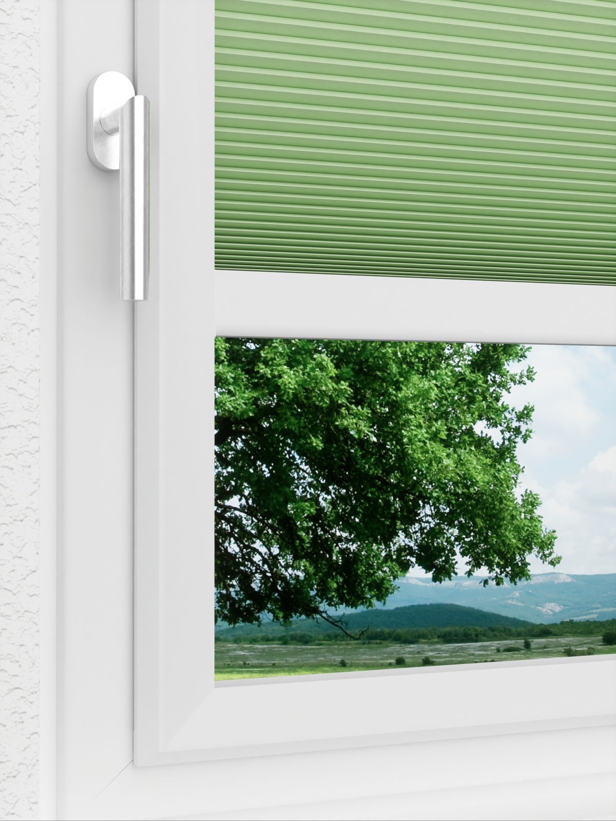 Detailansicht LYSEL HOME Dubbele Plissé 027A Alba LI