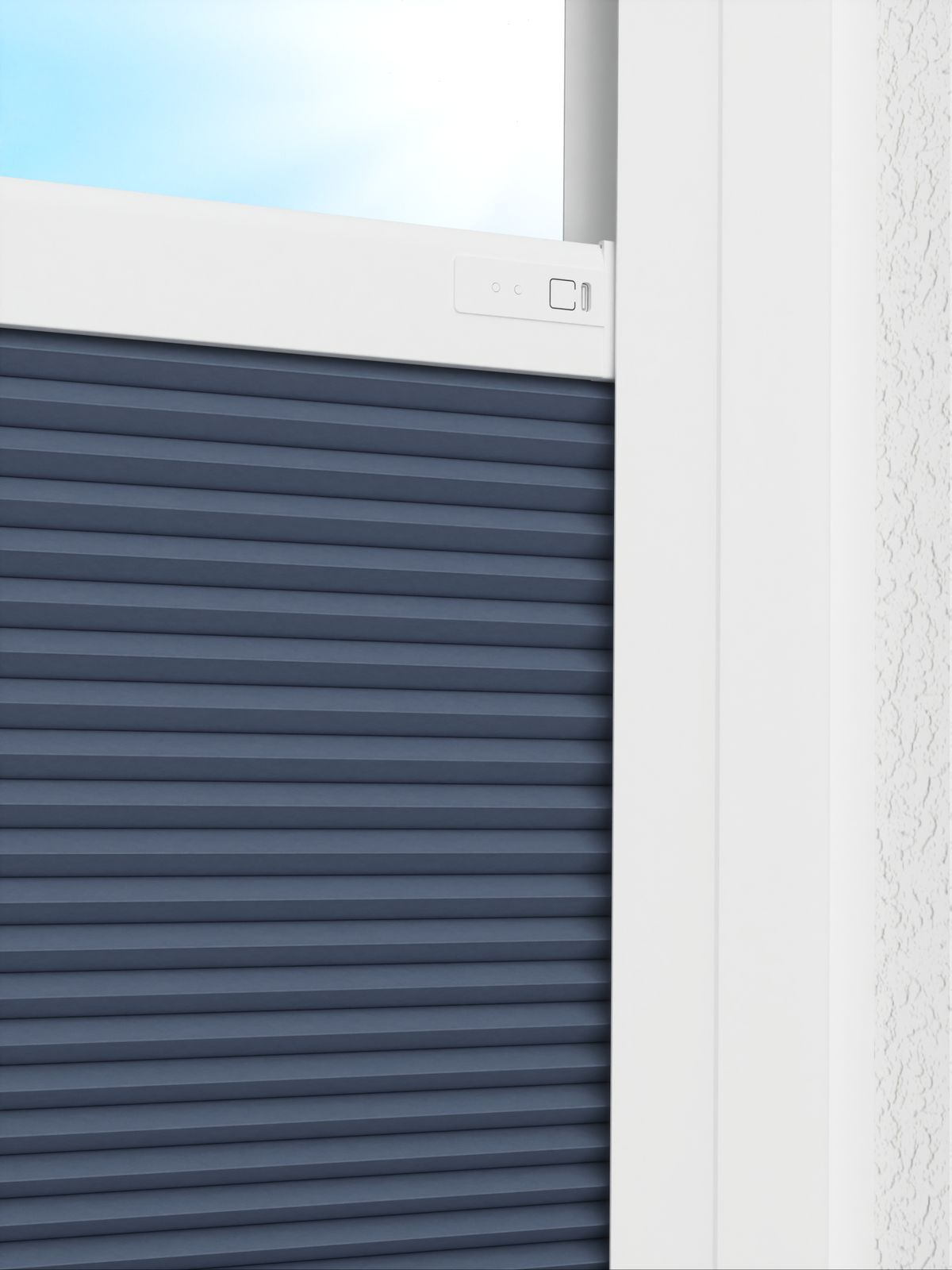 Detailansicht LYSEL HOME Dubbele Plissé 030A Alba LI