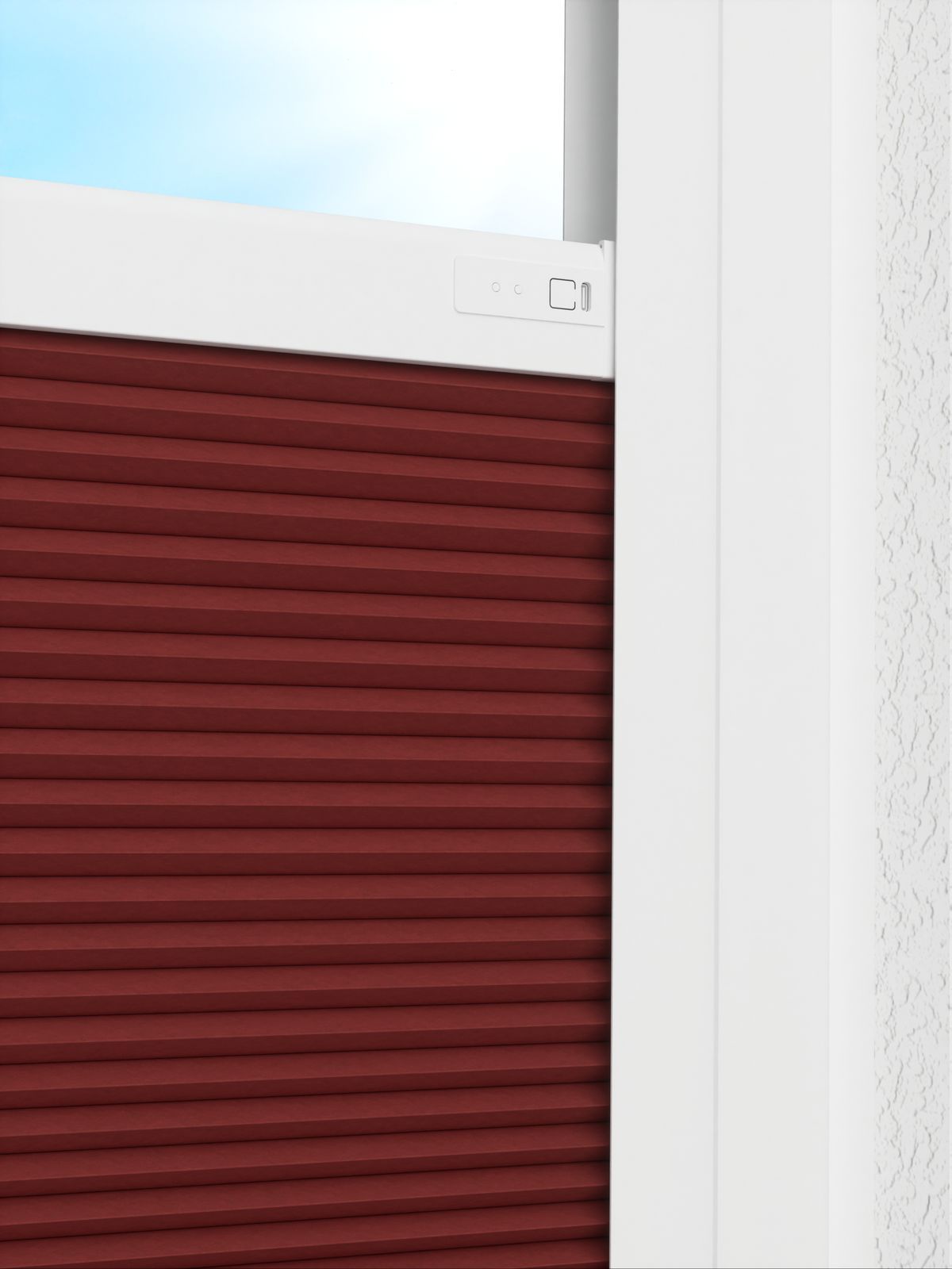 Detailansicht LYSEL HOME Dubbele Plissé 028A Alba LI