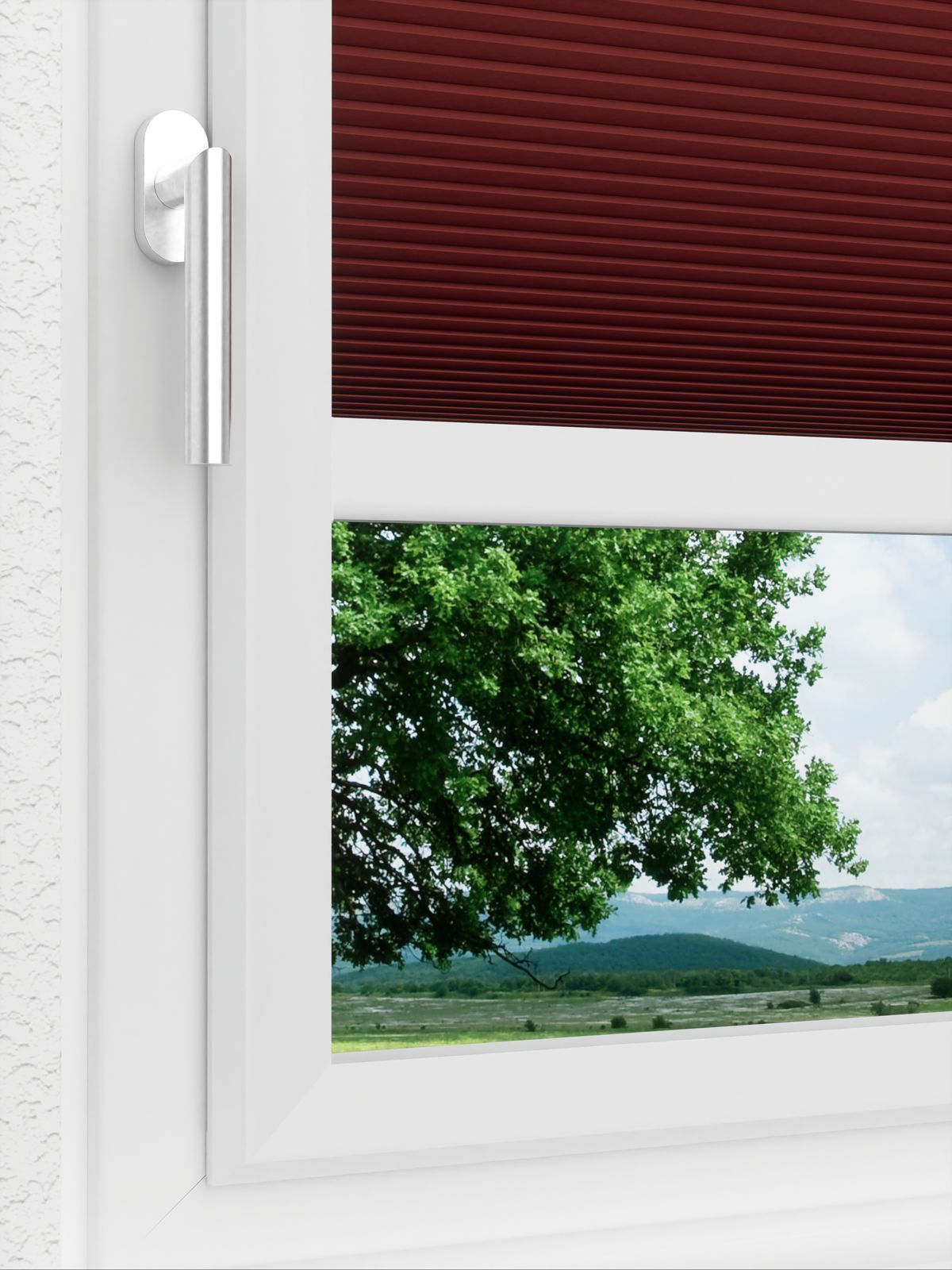 Detailansicht LYSEL HOME Dubbele Plissé 028A Alba LI