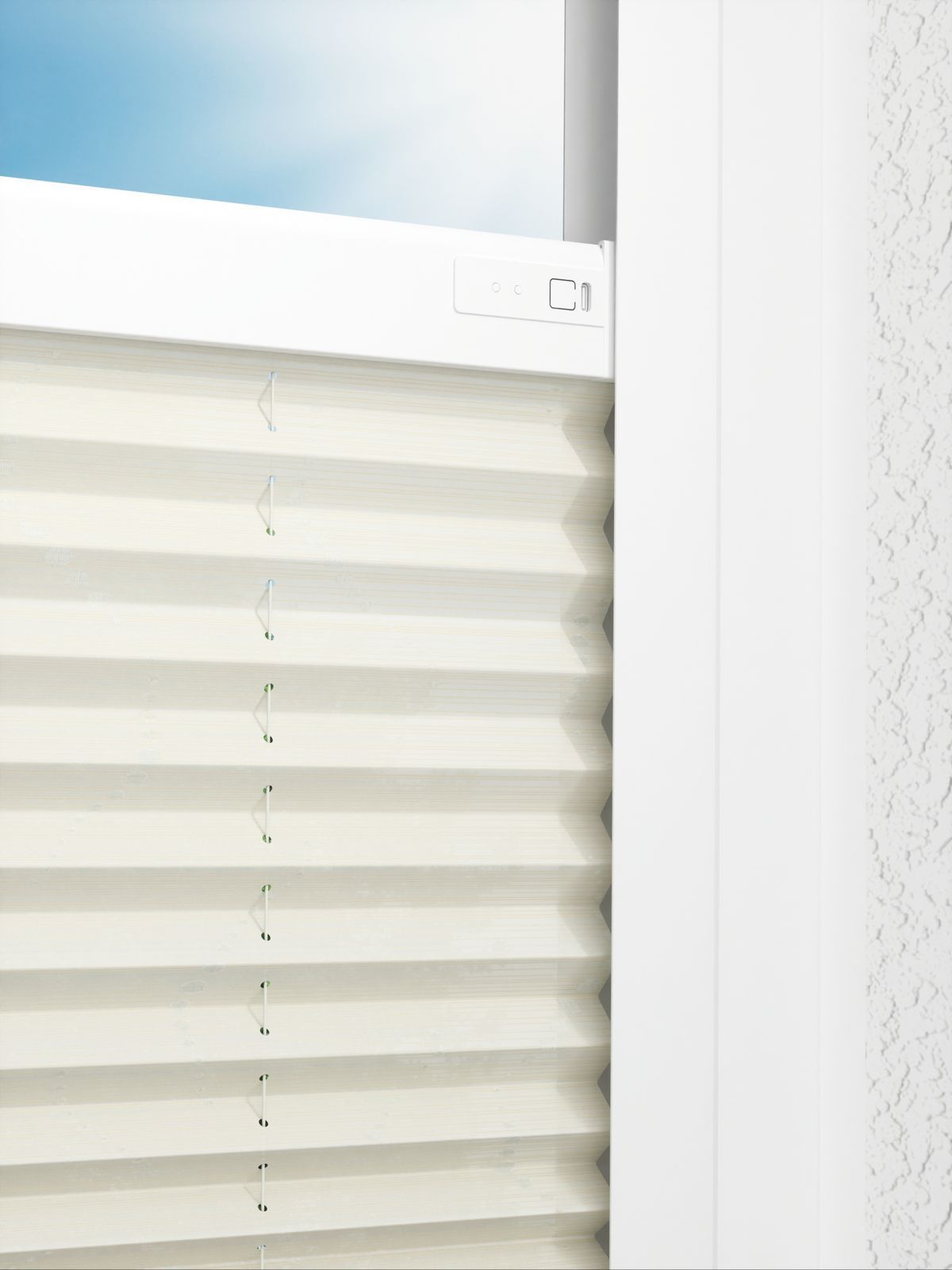 Detailansicht LYSEL HOME Plissee 410A Pearl String