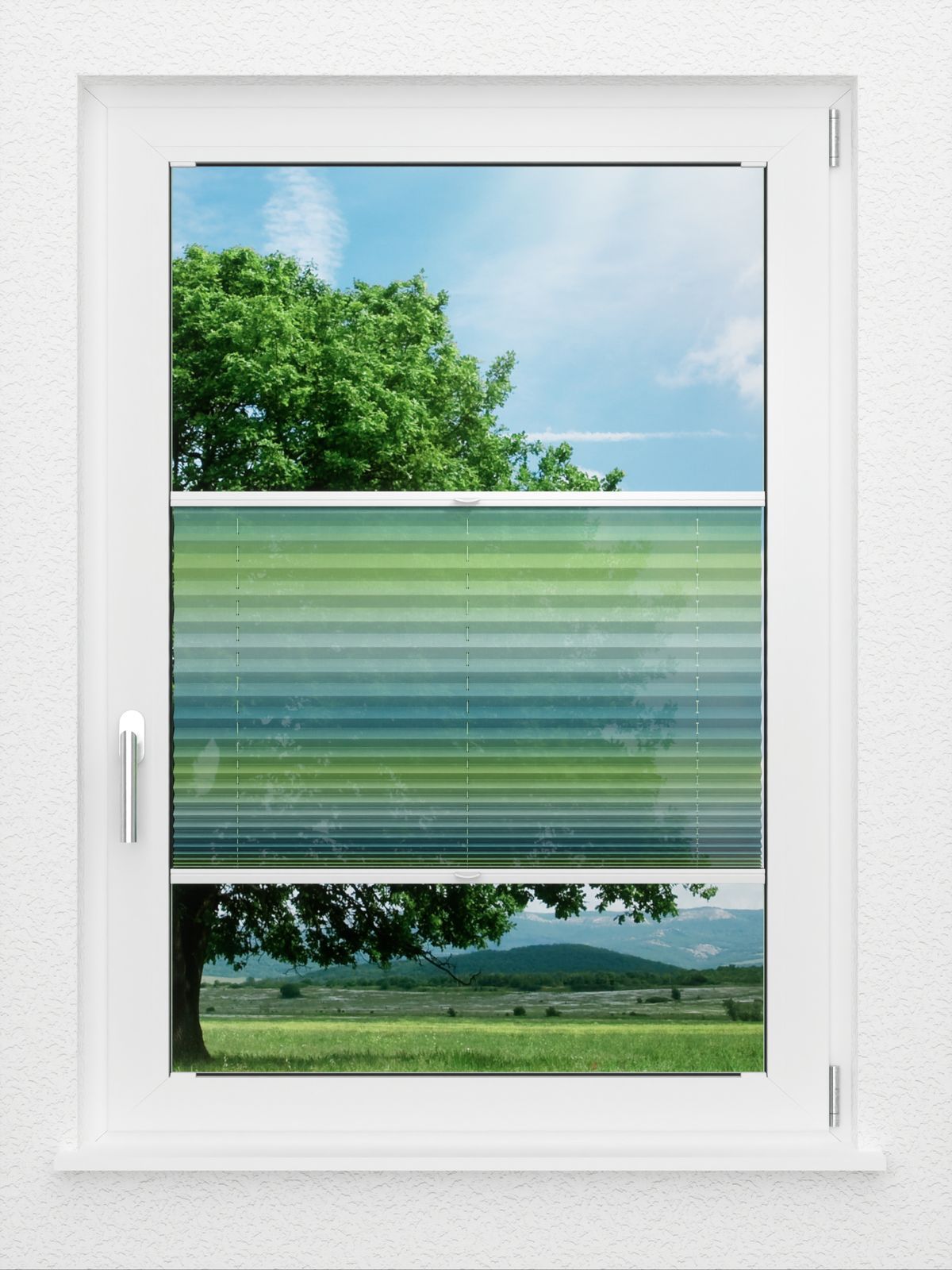 Detailansicht LYSEL HOME Plissee 338A Light Wave