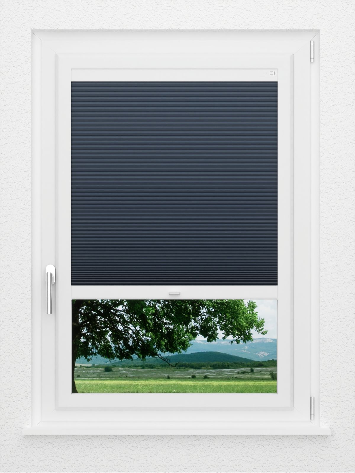 Detailansicht LYSEL HOME plissé 024A Nana BO Honingraa