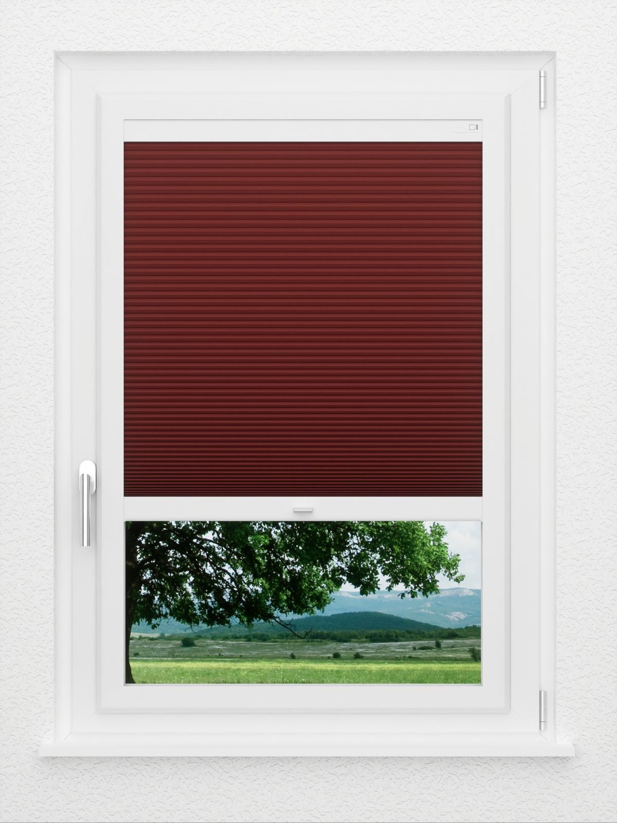 Detailansicht LYSEL HOME plissé 022A Nana BO Honingraa