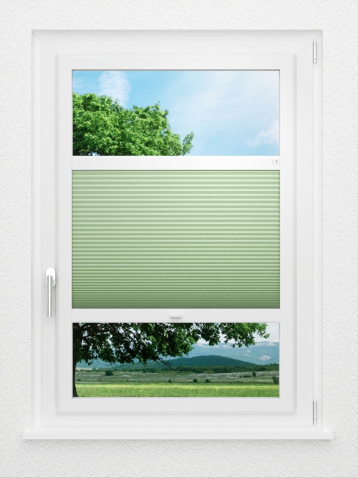 Detailansicht LYSEL HOME Plissee 331A Lightly Wabe