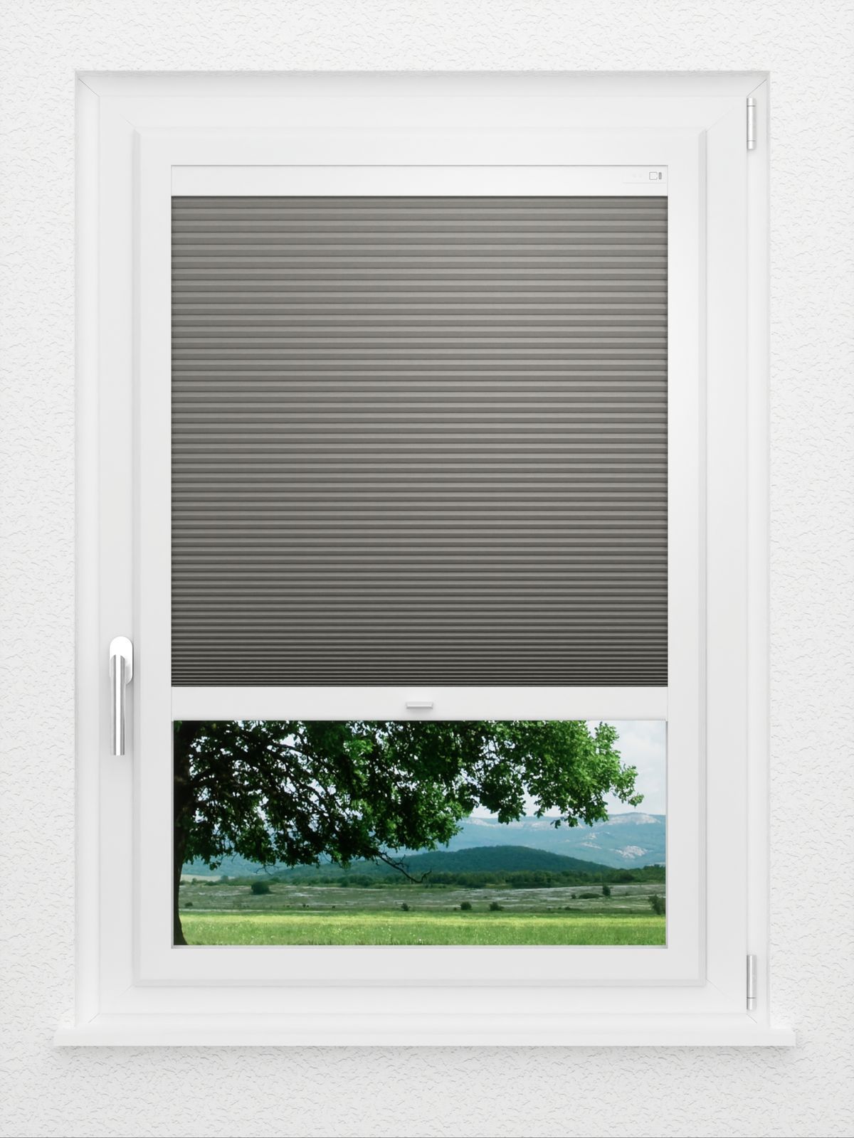 Detailansicht LYSEL HOME Plissee 020A Calluna Wabe