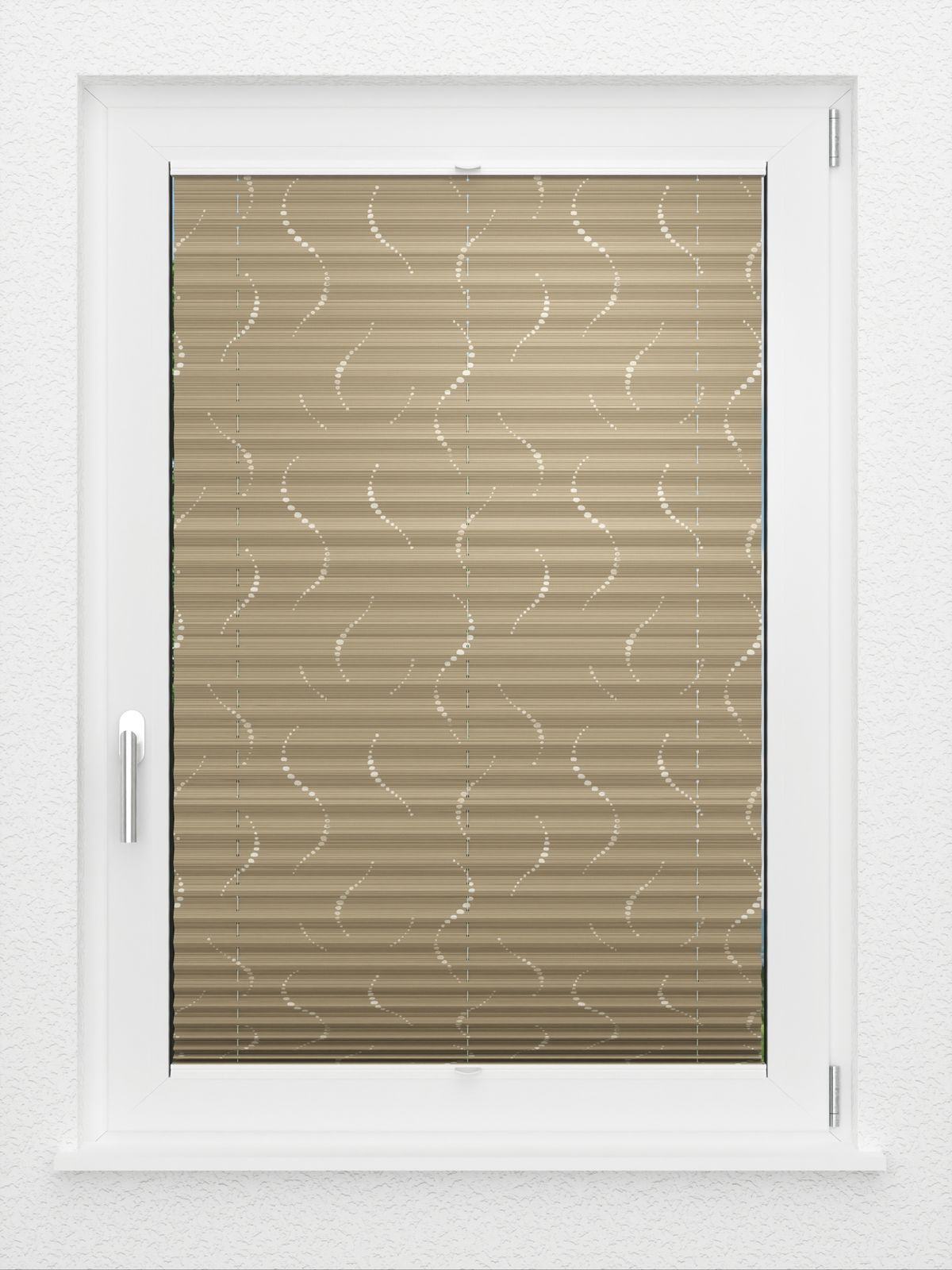 Detailansicht LYSEL HOME Plissee 318A Pearl String