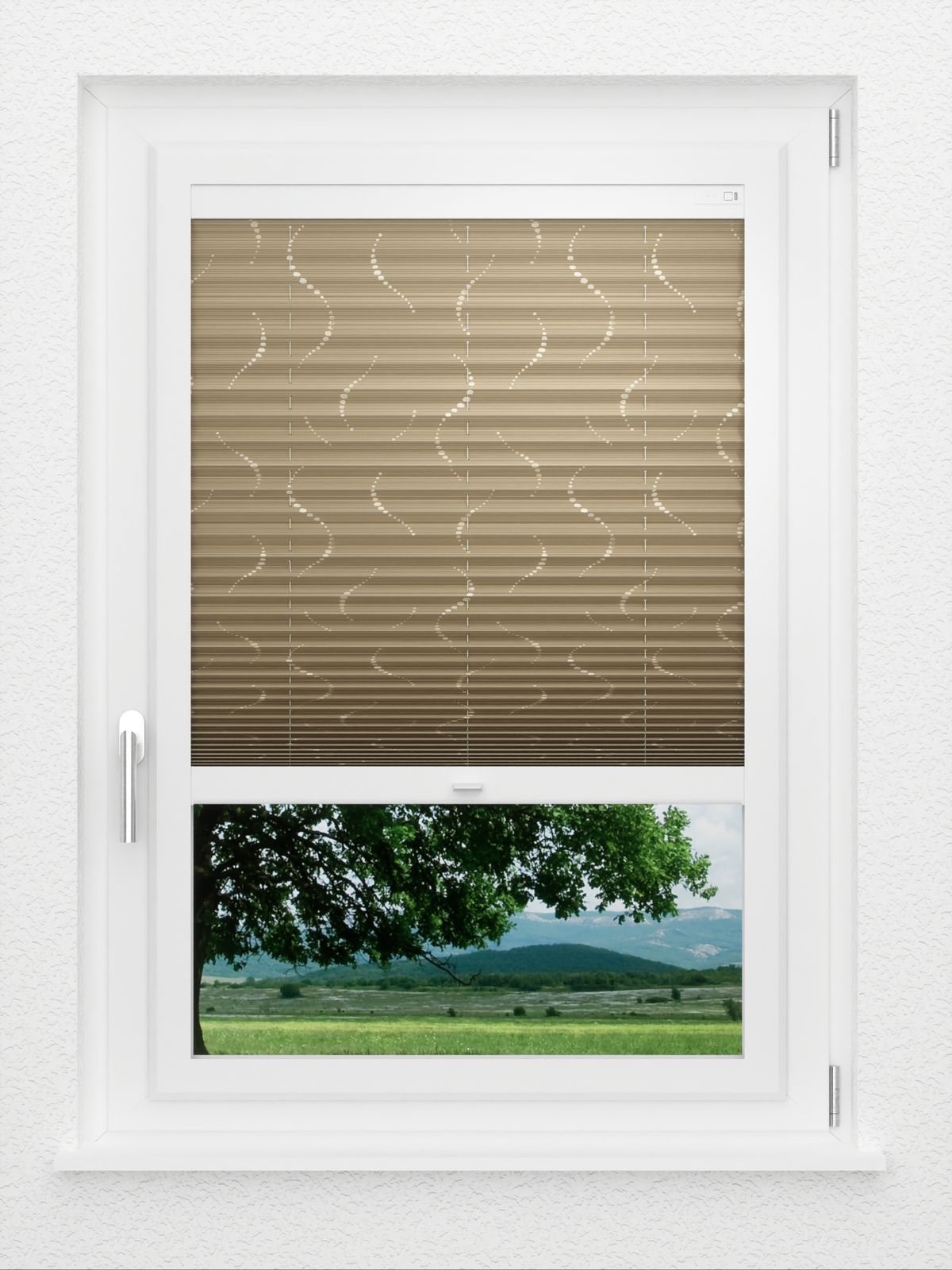 Detailansicht LYSEL HOME Plissee 318A Pearl String