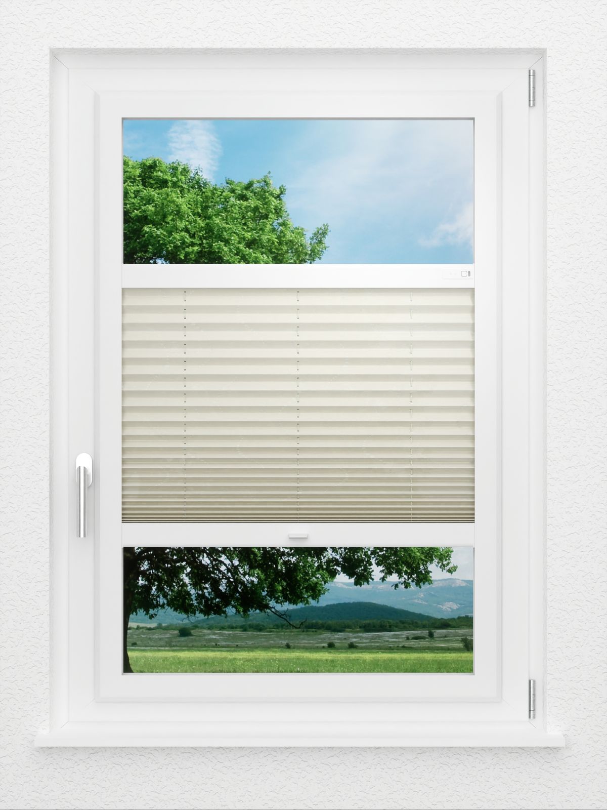 Detailansicht LYSEL HOME Plissee 410A Pearl String
