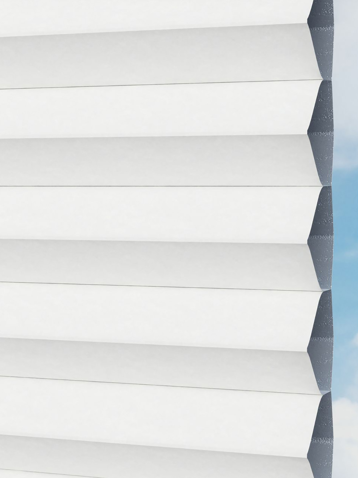 Detailansicht LYSEL HOME plissé 005A Nana BO Honingraa