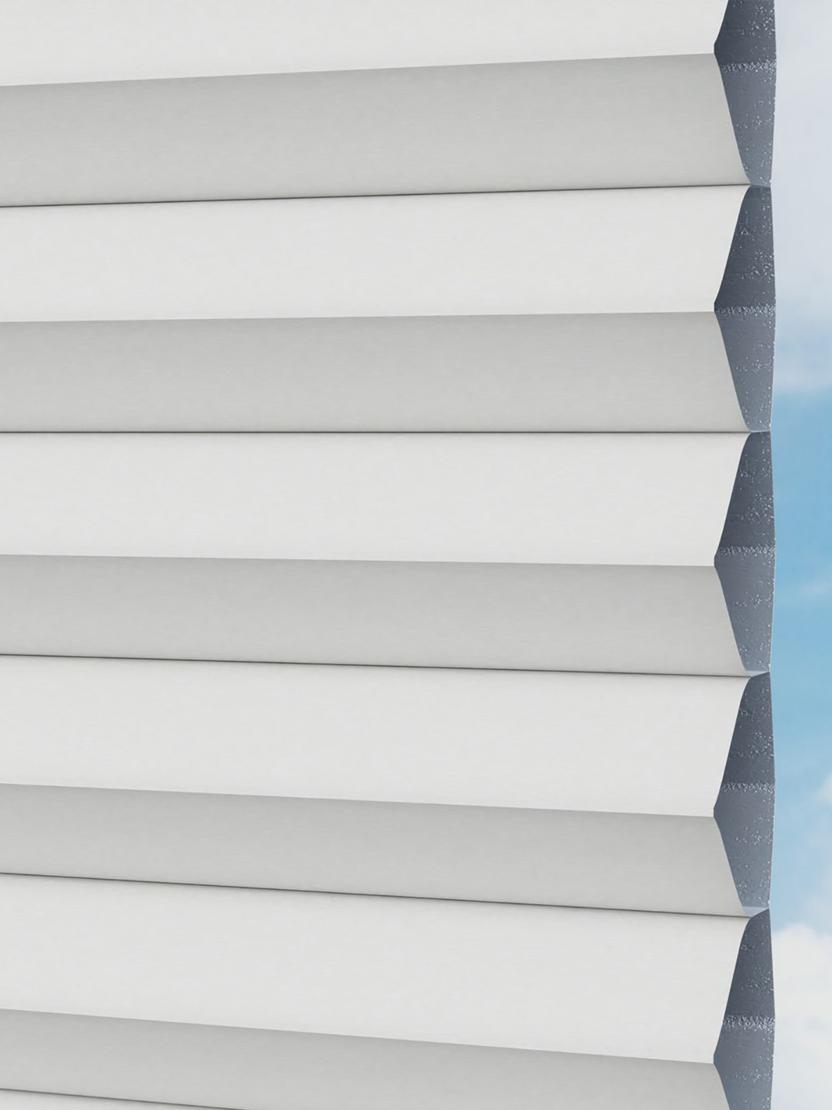 Detailansicht LYSEL HOME plissé 006A Nana BO Honingraa