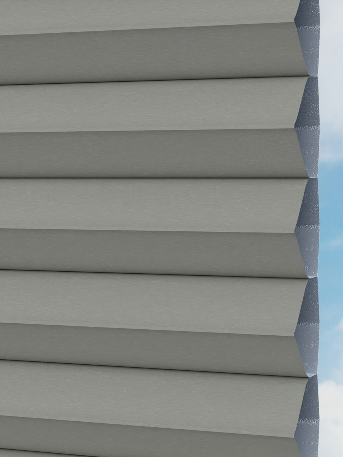 Detailansicht LYSEL HOME plissé 002A Nana BO Honingraa