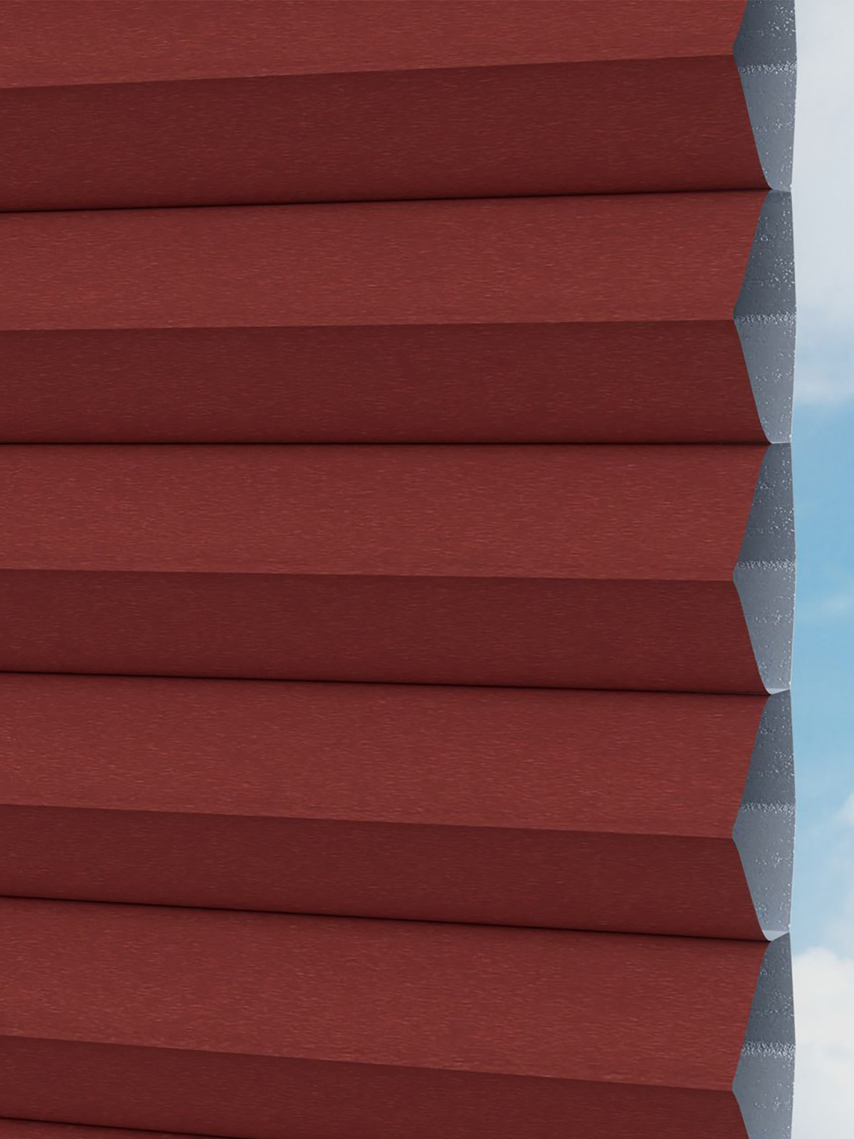 Detailansicht LYSEL HOME plissé 022A Nana BO Honingraa