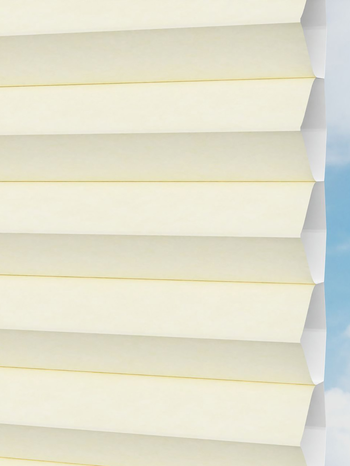 Detailansicht LYSEL HOME plissé 014A Alba LI Honingraa