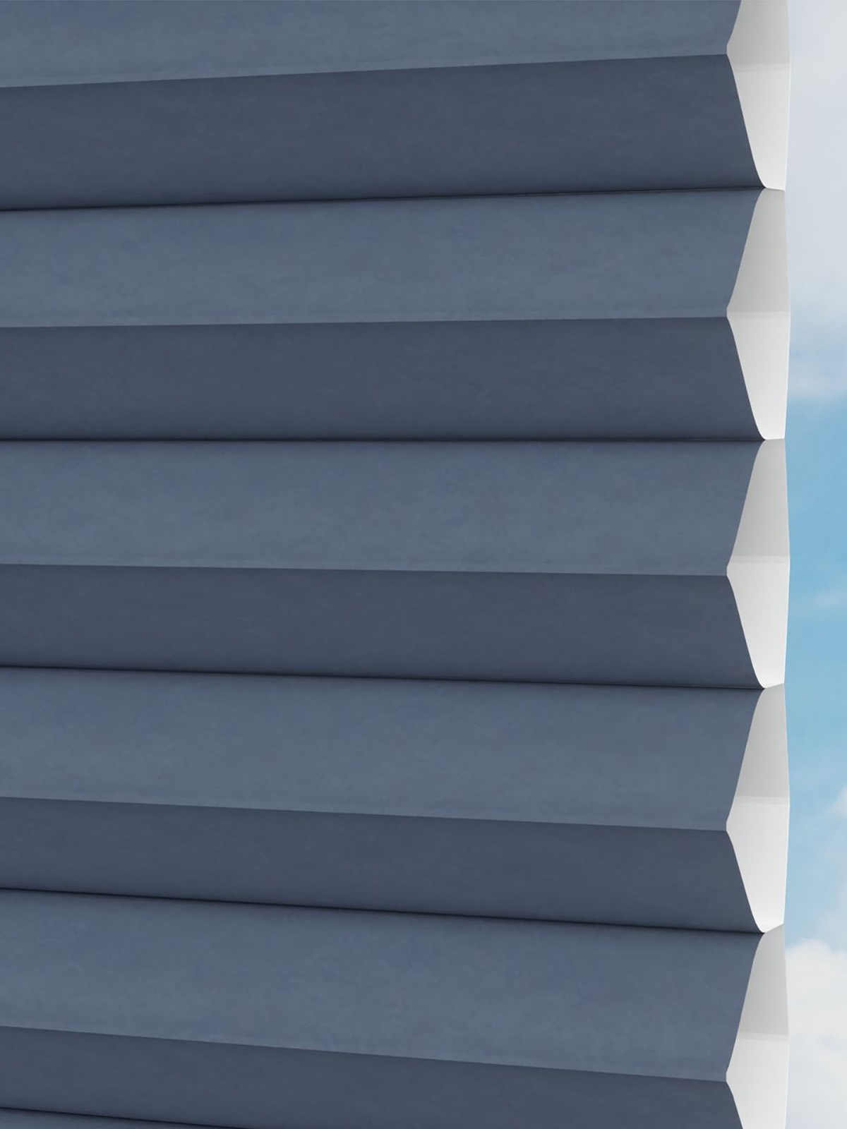 Detailansicht LYSEL HOME plissé 030A Alba LI Honingraa