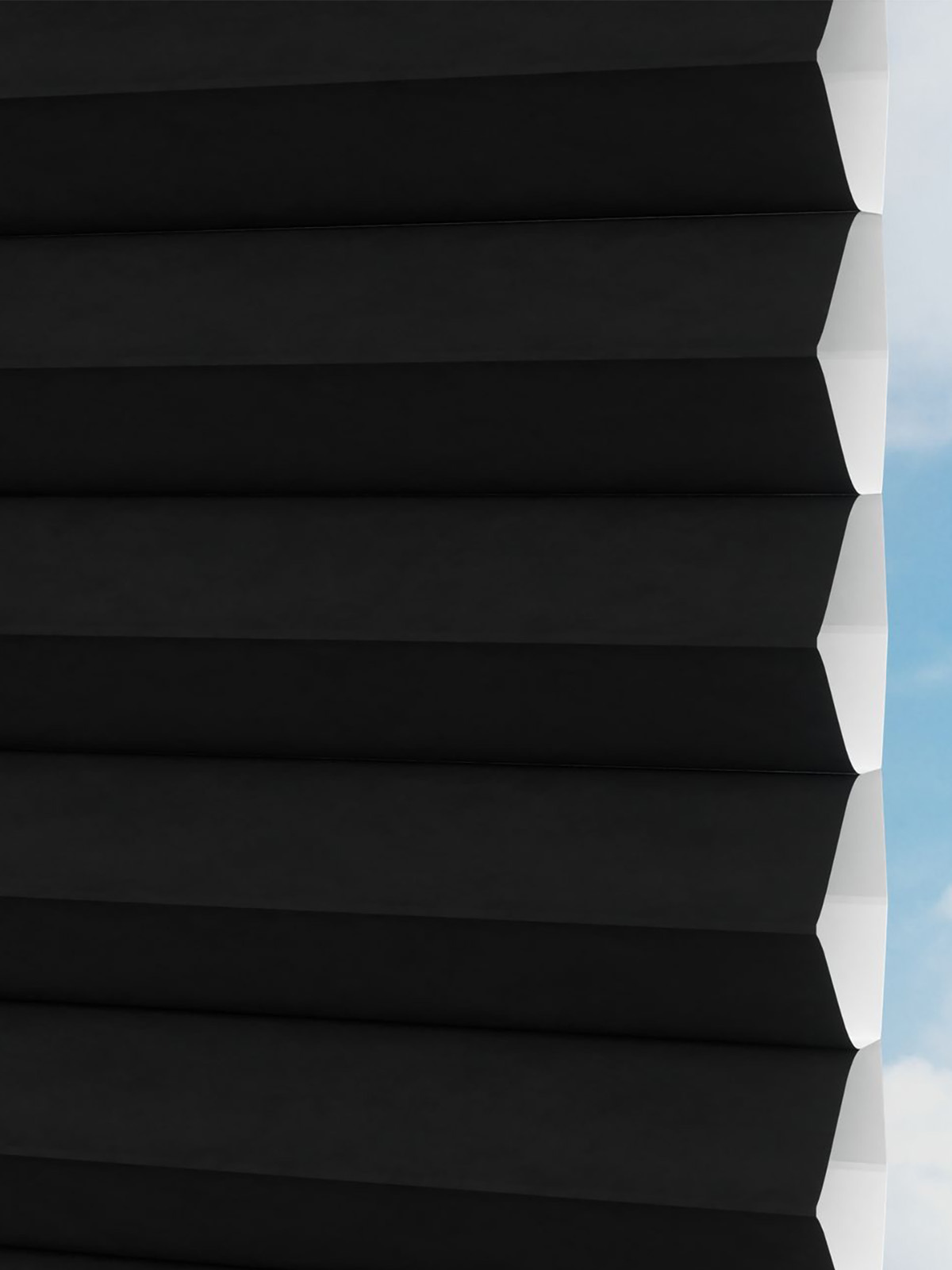 Detailansicht LYSEL HOME plissé 032A Alba LI Honingraa