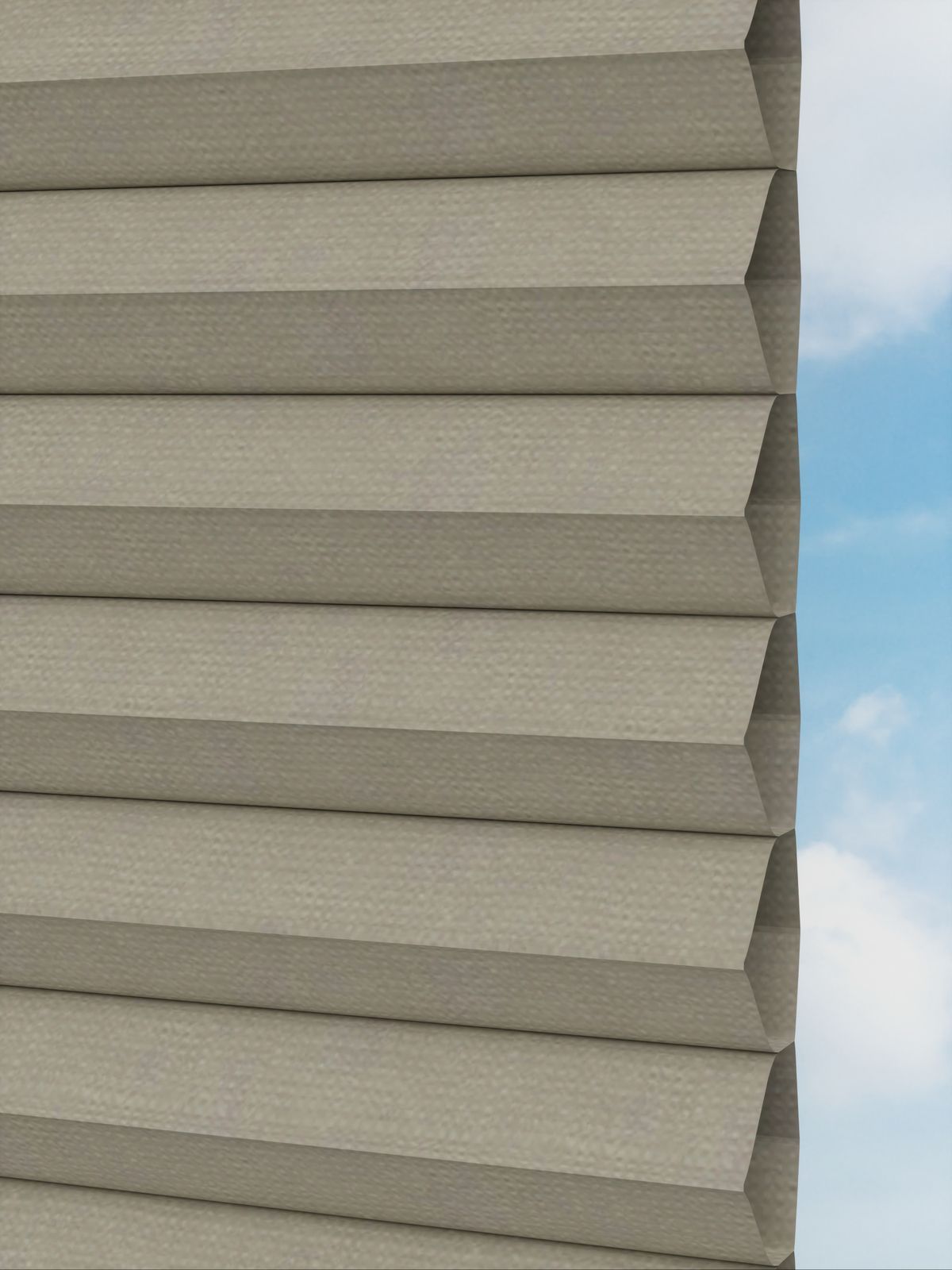 Detailansicht LYSEL HOME Plissee 010A Calluna Wabe