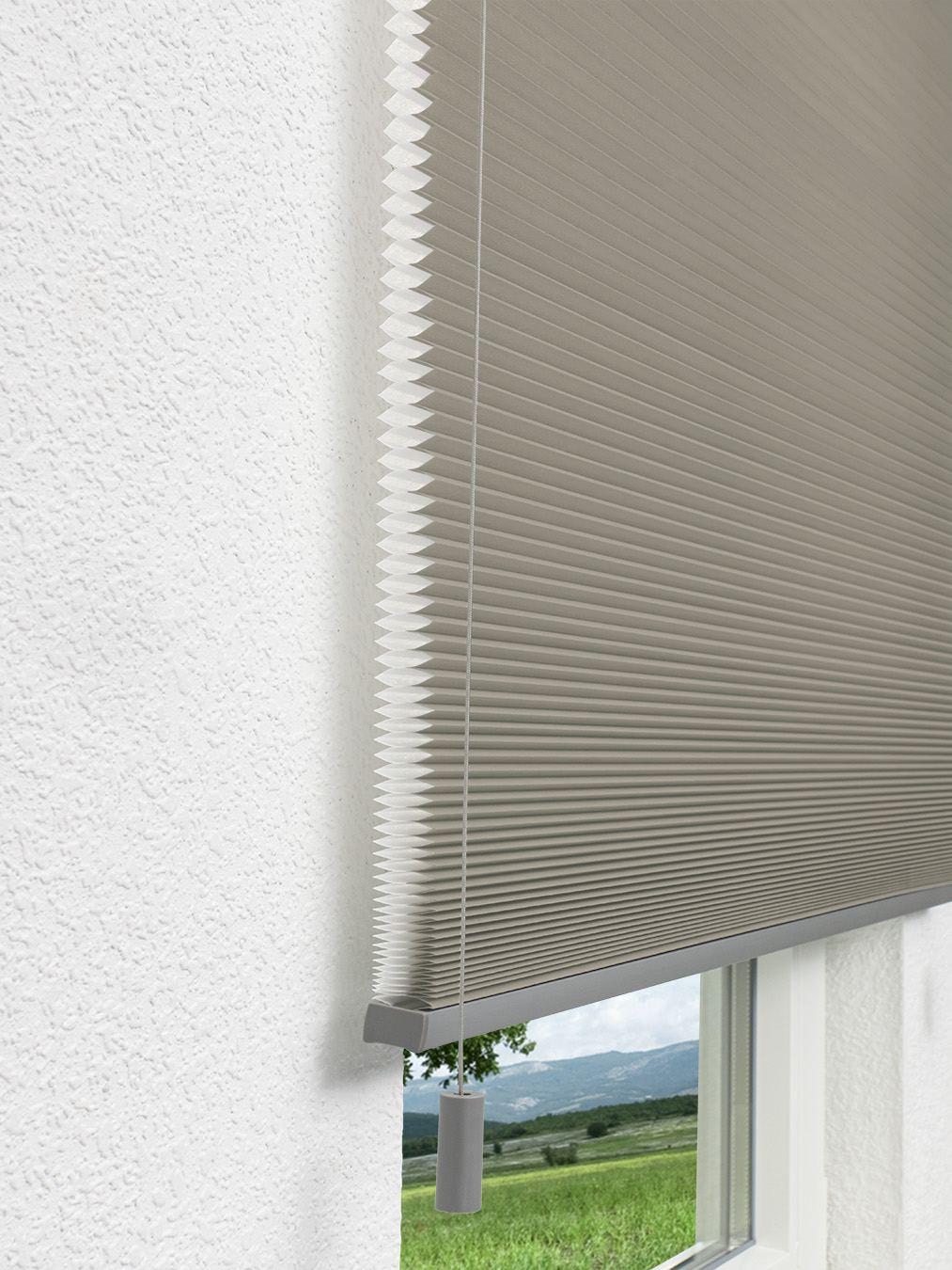 Detailansicht Dubbele Plissé Soft Comb 7507.8908