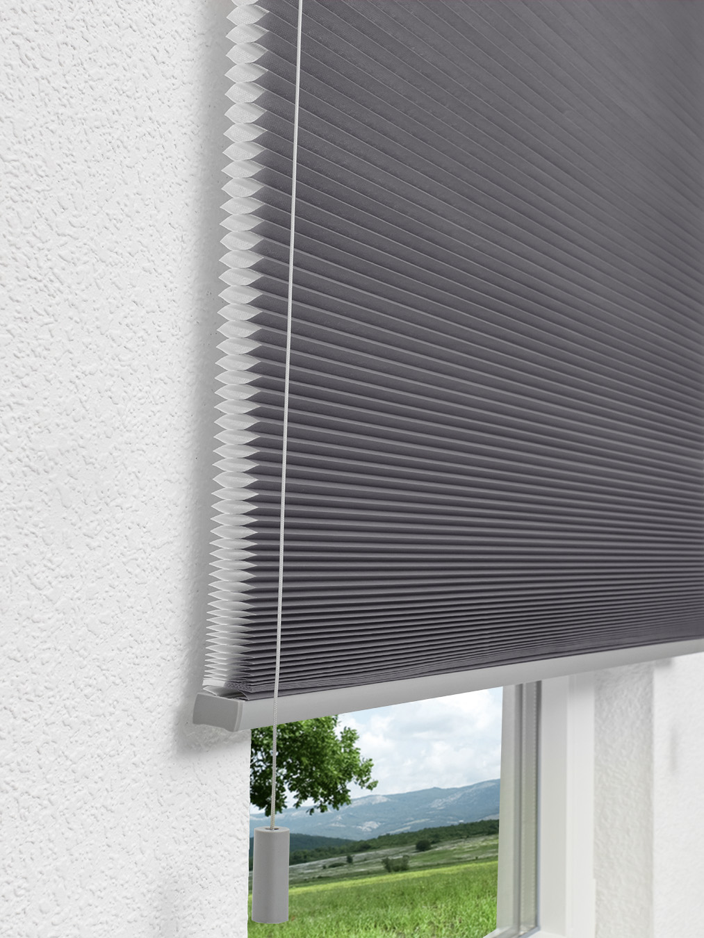 Detailansicht Dubbele Plissé Soft Comb 7509.8912