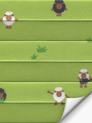 Preview plissé Schaap groen Nacht 4406.1714 5