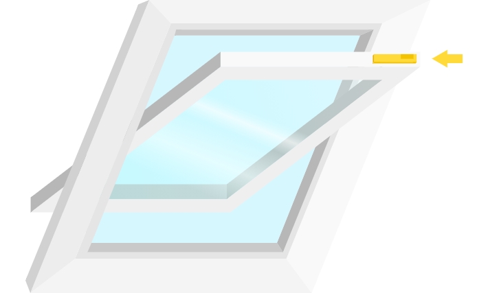 Positie Fakro typeplaatje