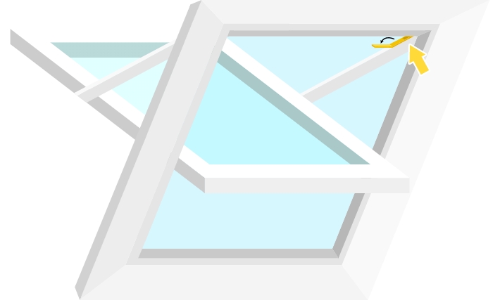 Roto typeplaatje positie